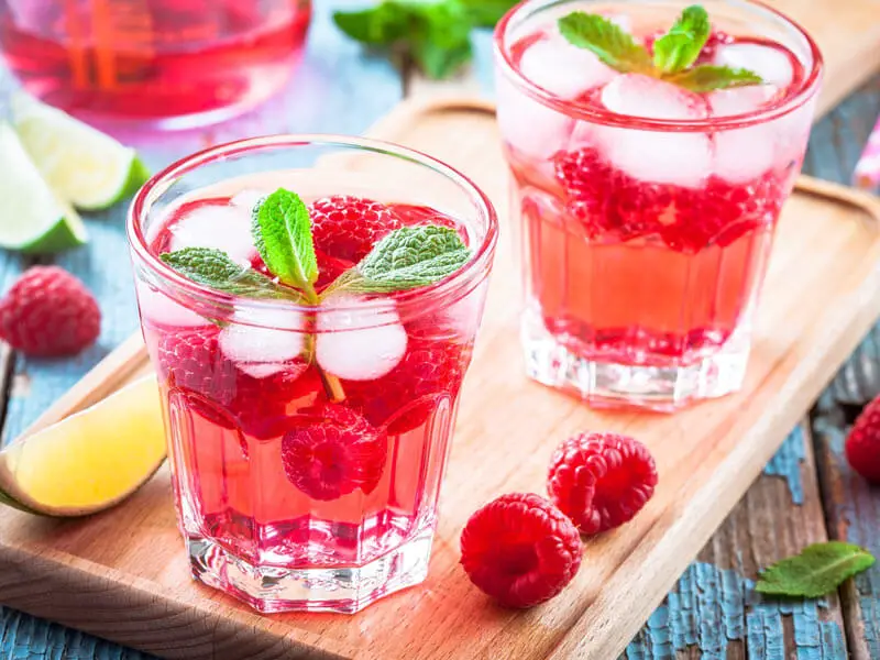 Le virgin mojito framboise